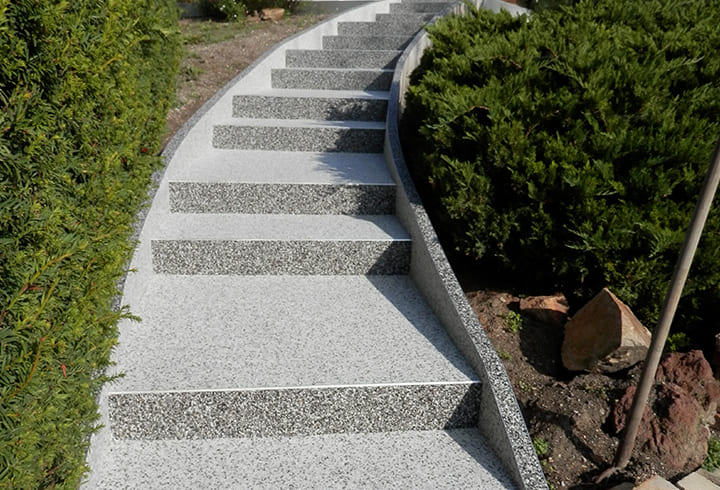 Escalier en résine - Créasol Auvergne